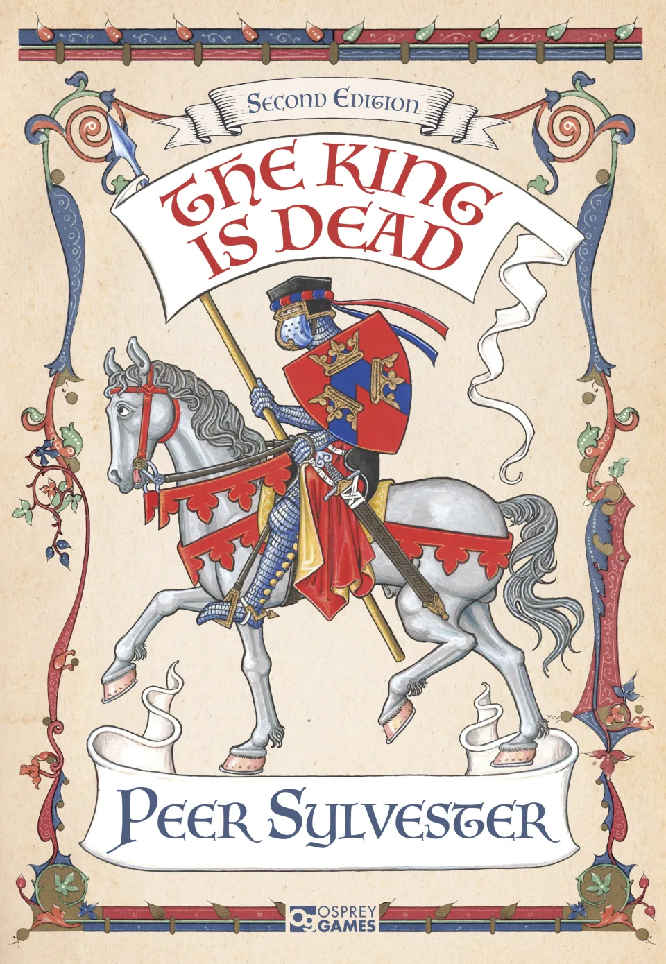 The King Is Dead Second Edition base-game box by Osprey Games