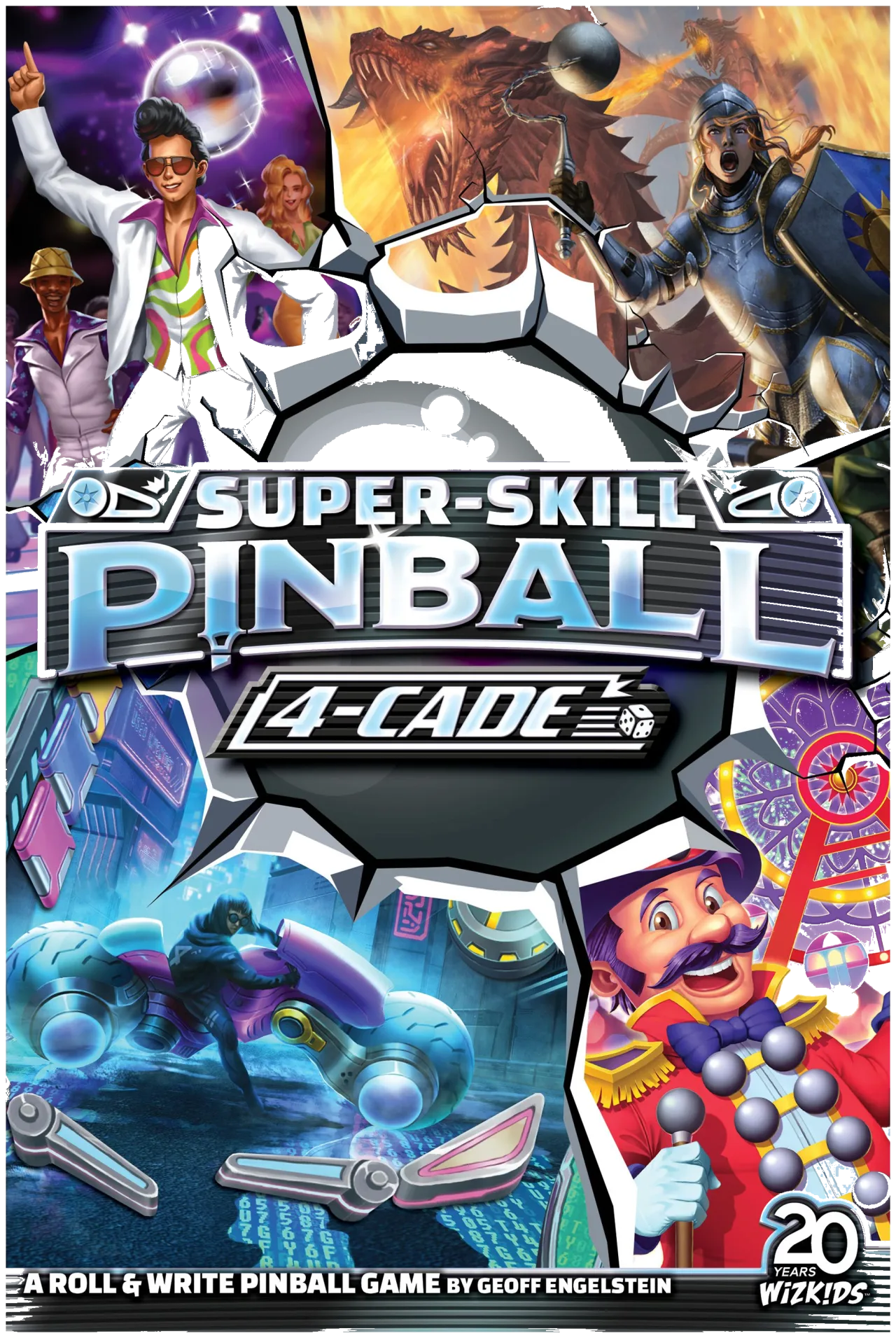 Super-skill Pinball: 4-cade box art