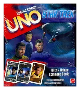 Uno: Star Trek box art