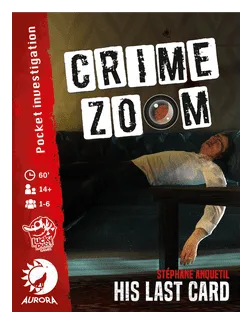 Crime Zoom: His Last Card box art