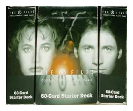 The X-files Collectible Card Game box art