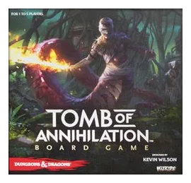 Dungeons & Dragons: Tomb Of Annihilation Board Game box art