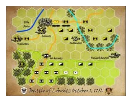 Battle Of Lobositz, October 1, 1756 box art