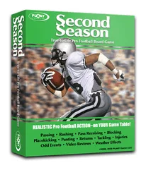 Second Season Pro Football Game box art