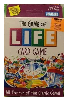 The Game Of Life: Card Game box art