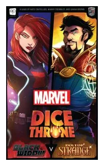 Marvel Dice Throne: Black Widow V. Doctor Strange box art