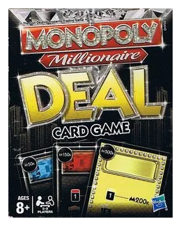 Monopoly Millionaire Deal Card Game box art