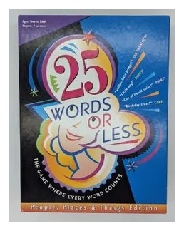 25 Words Or Less: People, Places And Things Edition box art