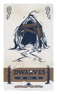 Dwarves: Dig, Delve, Die box art