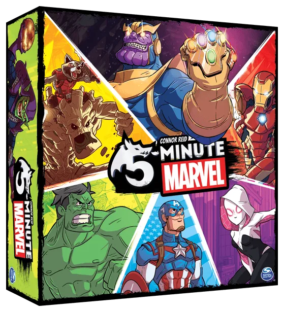 5-minute Marvel box art