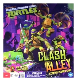 Teenage Mutant Ninja Turtles: Clash Alley Strategy Boardgame box art