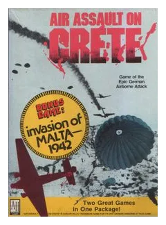 Air Assault On Crete / Invasion Of Malta: 1942 box art