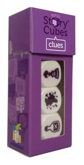 Rory's Story Cubes: Clues box art