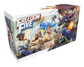 Freedom Five: A Sentinel Comics Board Game box art