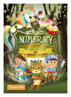 Numeracy Legends And The Rainbow Unicorn box art