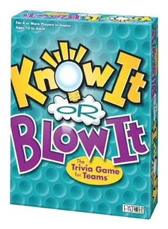 Know It Or Blow It box art