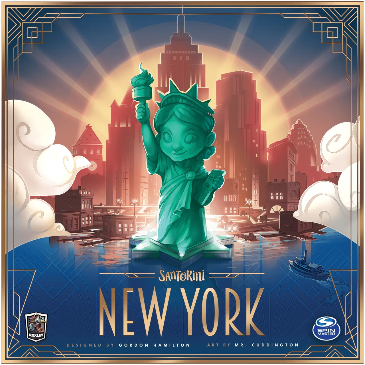 Santorini: New York box art