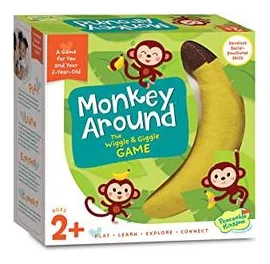 Monkey Around: The Wiggle & Giggle Game box art