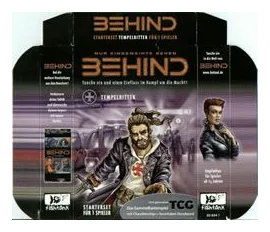 Behind box art