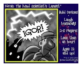 Igor: The Mad Scientist's Lament box art