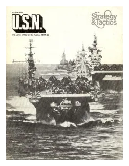 U.s.n.: The Game Of War In The Pacific, 1941-43 box art