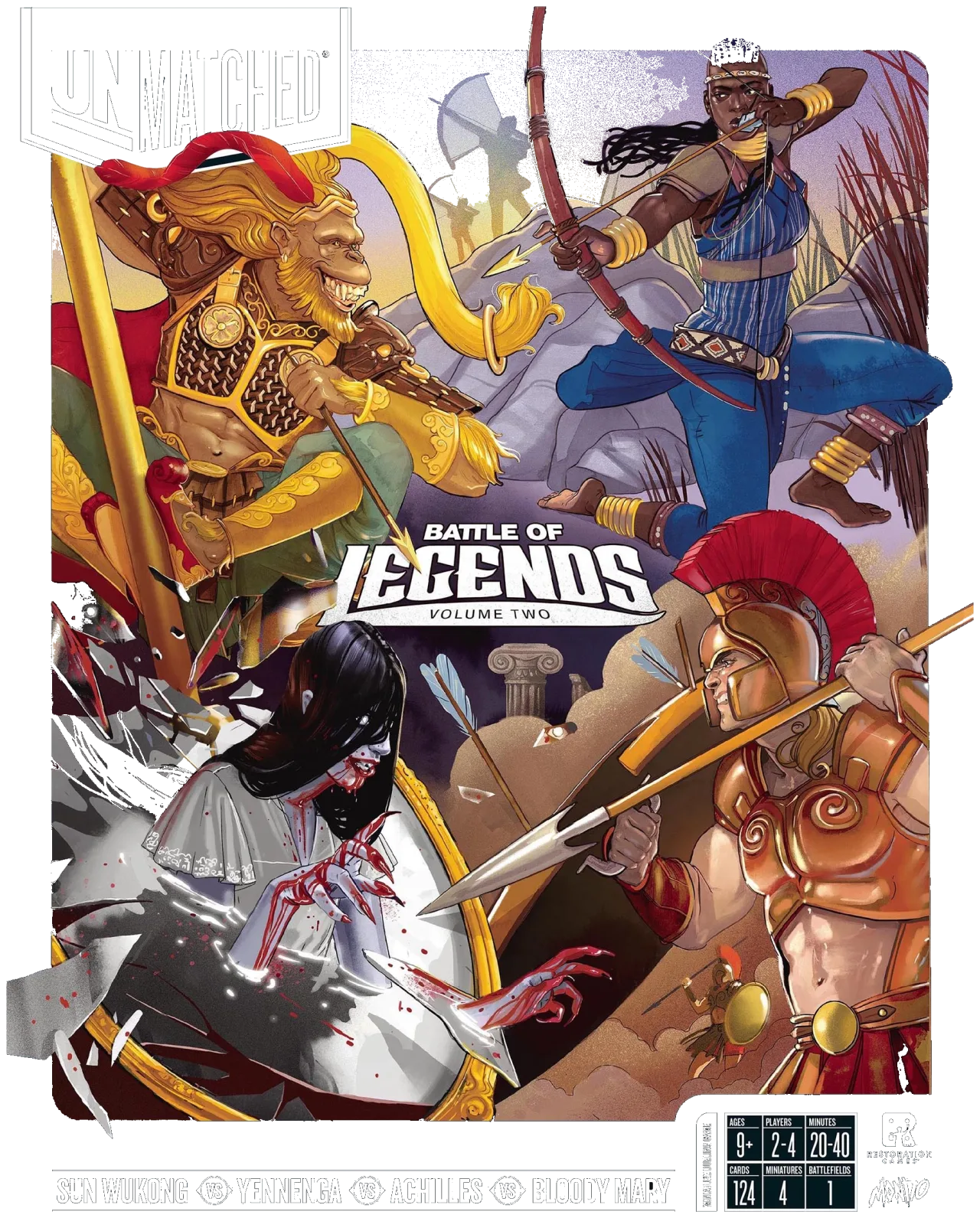 Unmatched: Battle Of Legends, Volume Two box art