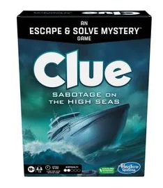 Clue: Sabotage On The High Seas box art