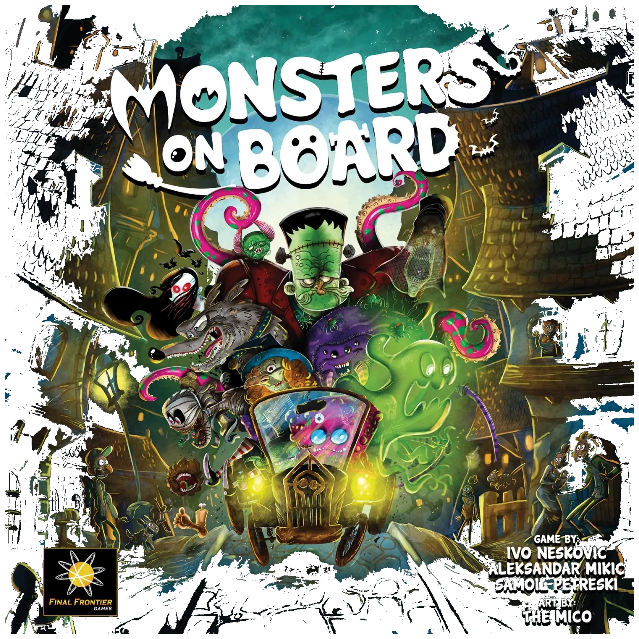 Monsters On Board box art