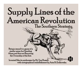Supply Lines Of The American Revolution: The Southern Strategy box art