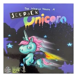 The World Needs A Jetpack Unicorn box art