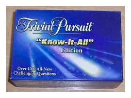 Trivial Pursuit: Know-it-all Edition box art
