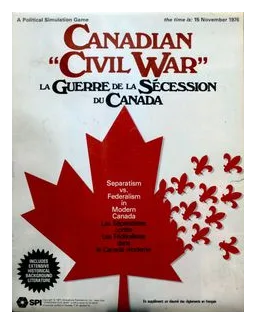 Canadian Civil War: La Guerre De La Sécession Du Canada box art