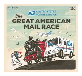 Usps: The Great American Mail Race box art