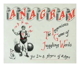 Anagram: The Ingenious Game Of Juggling Words box art