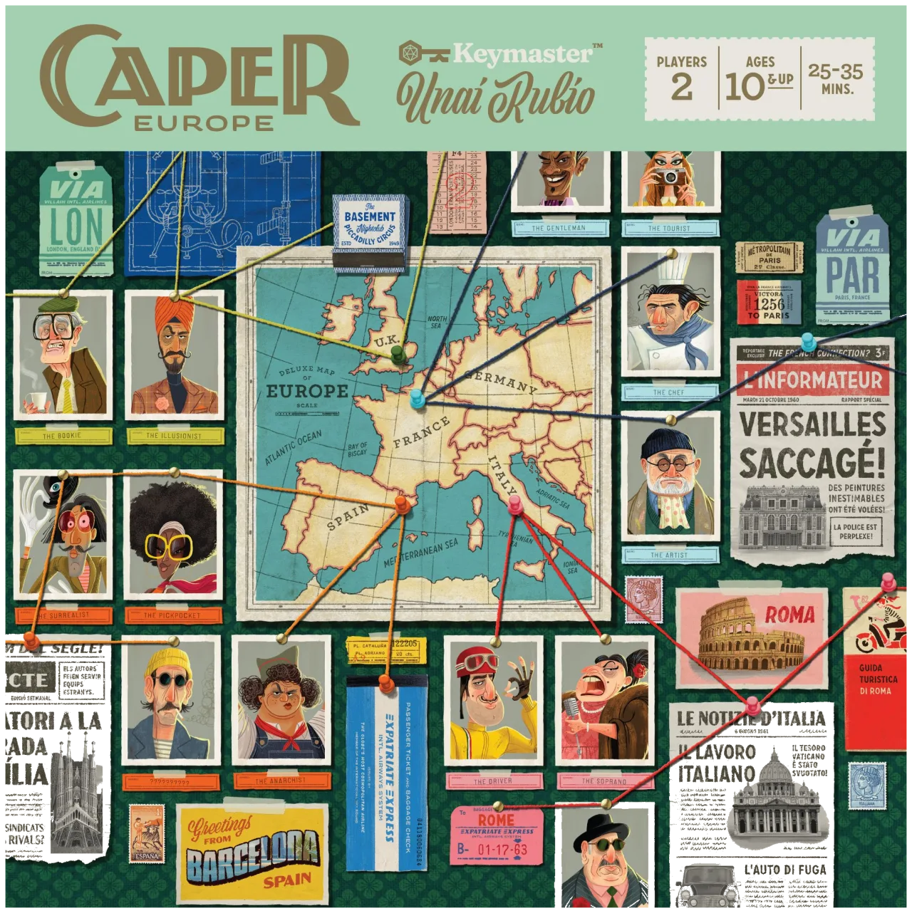 Caper: Europe box art