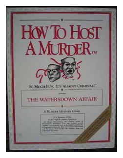 How To Host A Murder: The Watersdown Affair box art
