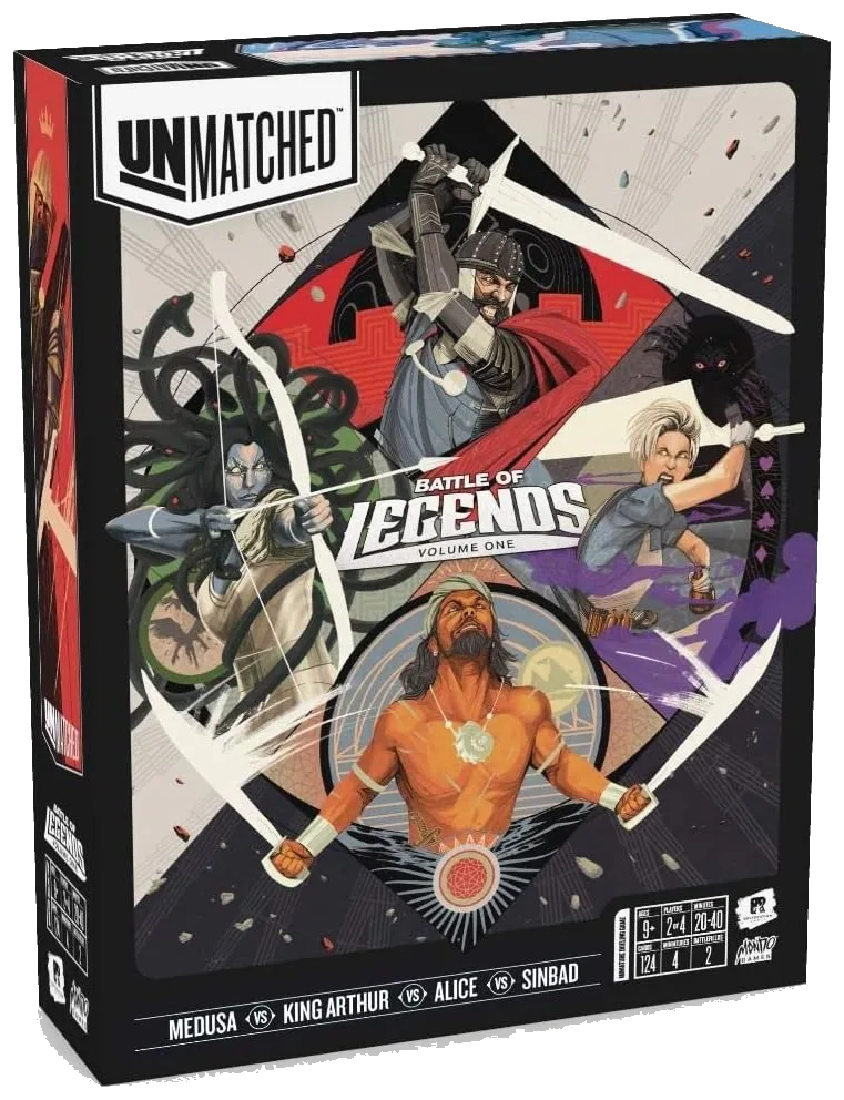Unmatched: Battle Of Legends, Volume One box art