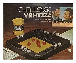 Challenge Yahtzee box art