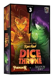 Dice Throne: Season One Rerolled – Pyromancer V. Shadow Thief box art