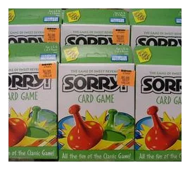 Sorry! Card Game box art
