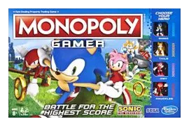 Monopoly Gamer: Sonic The Hedgehog box art