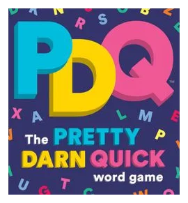 Pdq: The Pretty Darn Quick Word Game box art