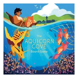 The Aquicorn Cove Board Game box art