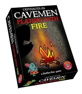 Cavemen Playing With Fire box art