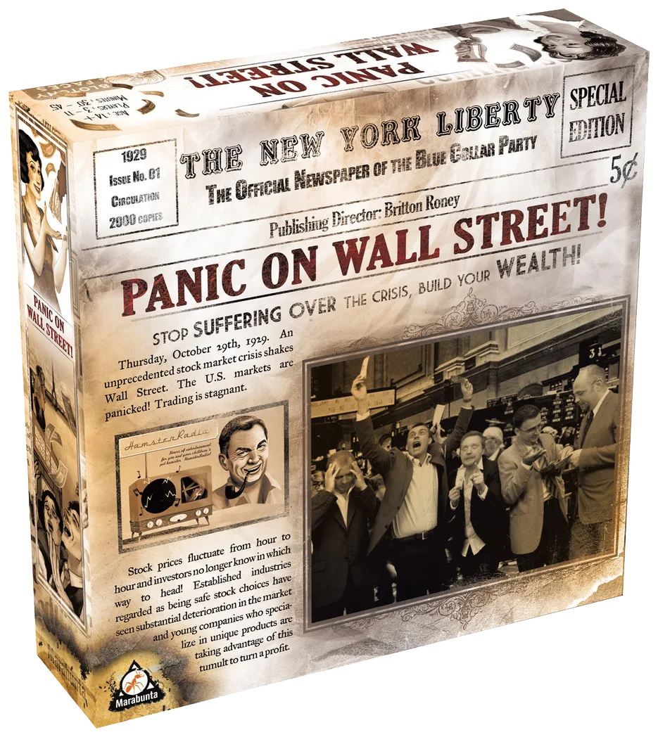 Panic On Wall Street! box art