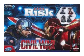 Risk: Captain America – Civil War Edition box art