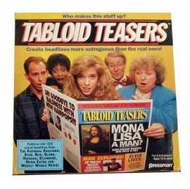 Tabloid Teasers box art