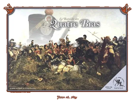 La Bataille Des Quatre Bras box art