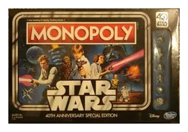 Monopoly: Star Wars 40th Anniversary Special Edition box art