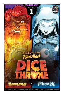 Dice Throne: Season One Rerolled – Barbarian V. Moon Elf box art